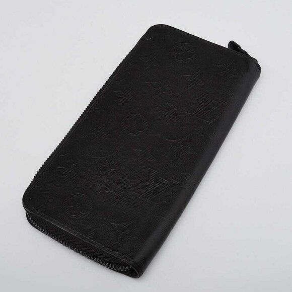 Louis Vuitton Monogram Shadow Leather Vertical Zippy Wallet - Picture 2 of 9